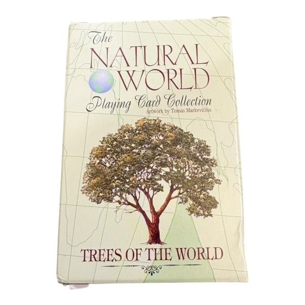 The Natural World Trees of the World Playing Card Collection Deck 1996 Sealed